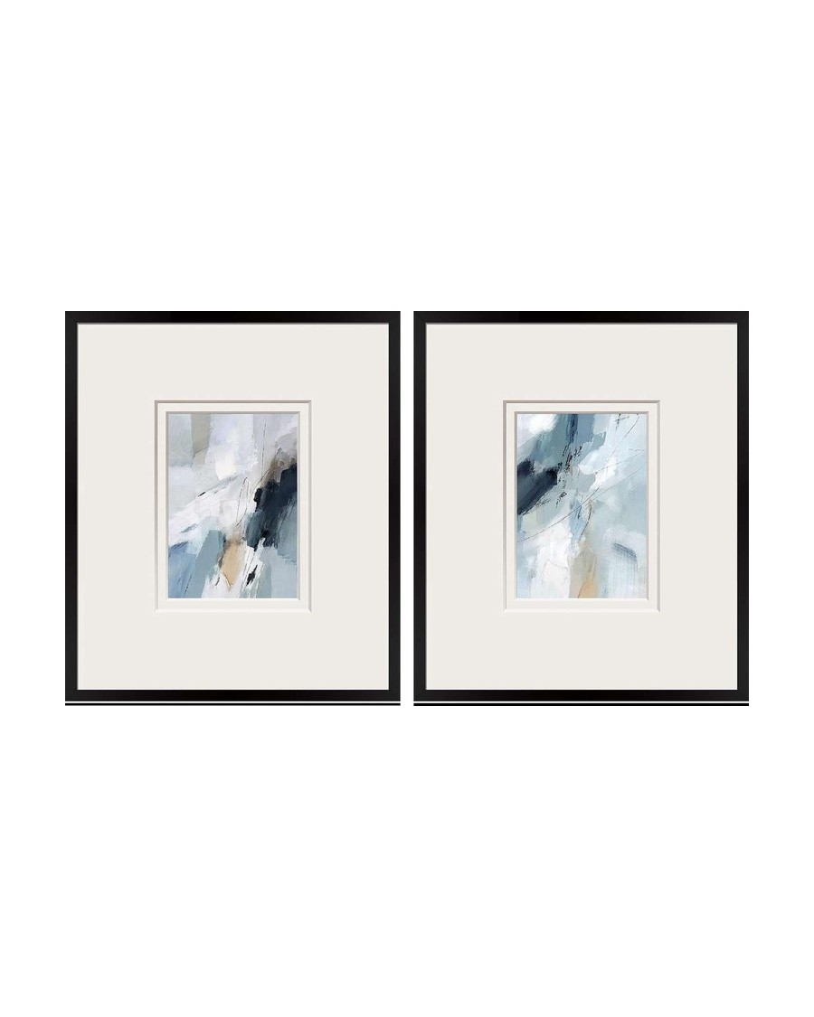 Blush Wash Duo — soft watercolour abstract pair