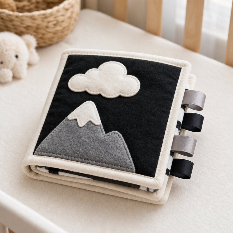 Safe Tag Sensory Cloth Book for 0-6 Months — SINOMUSE