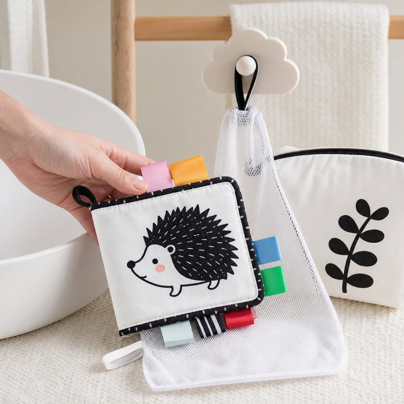 Safe Tag Sensory Cloth Book care and cleaning instructions