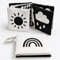 Organic Cotton Visual Card Cloth Book for 0-6 Months — SINOMUSE