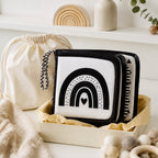 Organic Cotton Visual Card Cloth Book gift-ready packaging and details