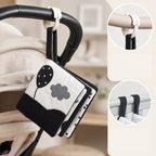 Stroller & Car Seat Clip-On Cloth Book close-up — key improvement details