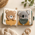 Peekaboo Animal Faces Cloth Book for 0-6 Months — SINOMUSE