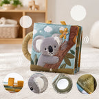 Soft Crinkle Sound Cloth Book safety features — baby-safe construction