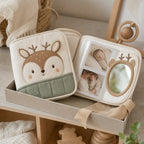 My First Family Photo Album Cloth Book gift-ready packaging and details