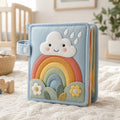 Soft Pastel Rainbow Cloth Book for 0-6 Months — SINOMUSE