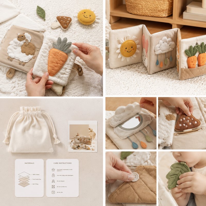 Newborn Gift Set with Safety Certificate interactive play demonstration
