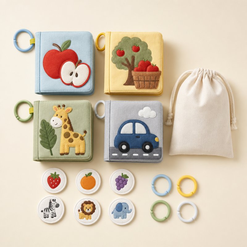 English-Proofed Early Learning Cloth Book unboxing and contents — baby cloth book by SINOMUSE