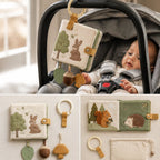 Travel Soothing Cloth Book with Clip unboxing and contents — baby cloth book by SINOMUSE