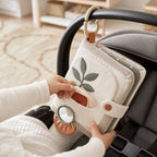 Travel Soothing Cloth Book with Clip interactive play demonstration