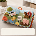 Farm Animal Sound Cloth Book safety features — baby-safe construction