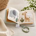 Washable Cloth Book with Care Label & Clip Ring for 6-18 Months — SINOMUSE