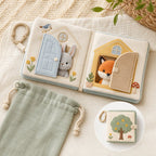Lift-the-Flap Discovery Cloth Book unboxing and contents — baby cloth book by SINOMUSE