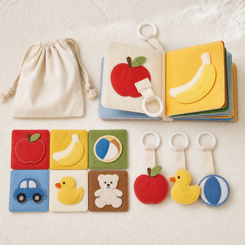 Color Sorting First Concepts Cloth Book unboxing and contents — baby cloth book by SINOMUSE