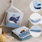 Quick-Dry Anti-Mildew Bath Cloth Book close-up — key improvement details