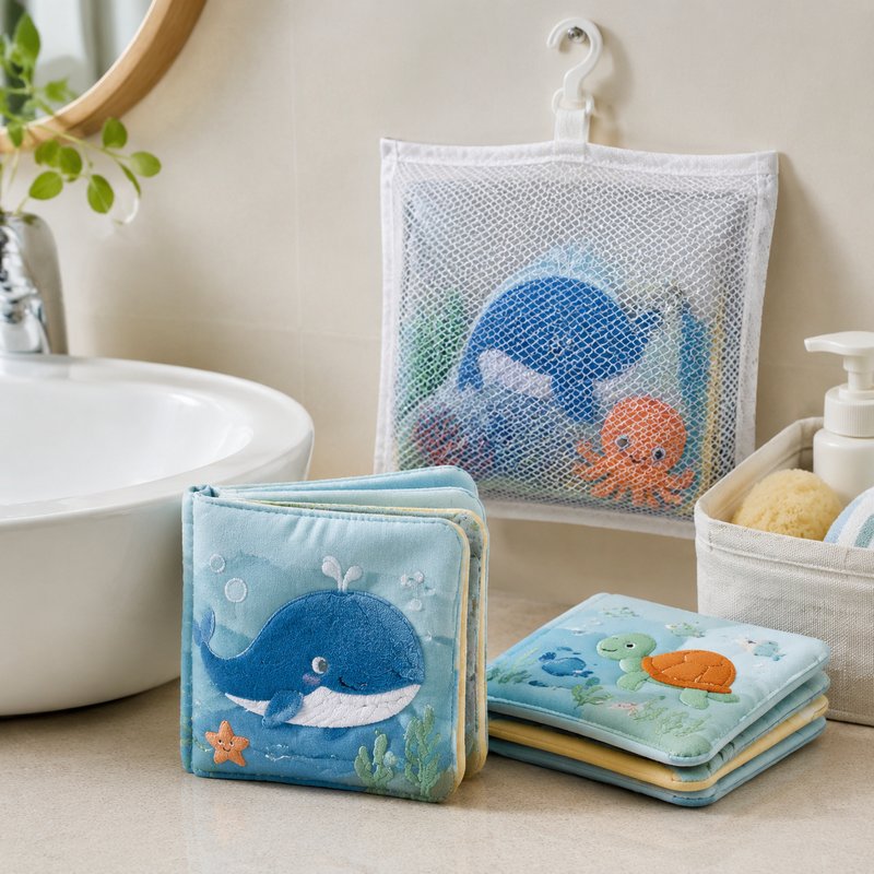 Quick-Dry Anti-Mildew Bath Cloth Book care and cleaning instructions