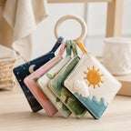 Anti-Loss Storage Ring Mini Book Set fabric texture and stitching details