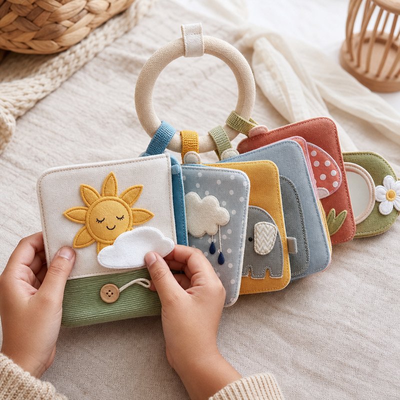 Anti-Loss Storage Ring Mini Book Set interactive play demonstration