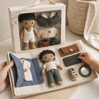 Dress-Up Doll Cloth Activity Book interactive play demonstration