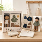 Dress-Up Doll Cloth Activity Book care and cleaning instructions