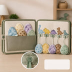 Dinosaur Egg Matching Quiet Book safety features — baby-safe construction