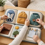 Contextual Life Skills Cloth Book interactive play demonstration