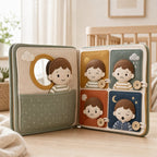 Emotion Learning Role-Play Cloth Book safety features — baby-safe construction