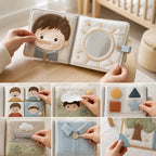 Emotion Learning Role-Play Cloth Book interactive play demonstration