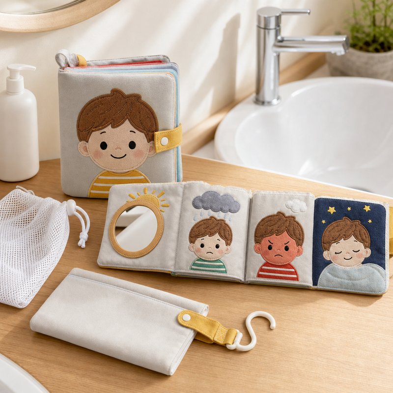 Emotion Learning Role-Play Cloth Book care and cleaning instructions