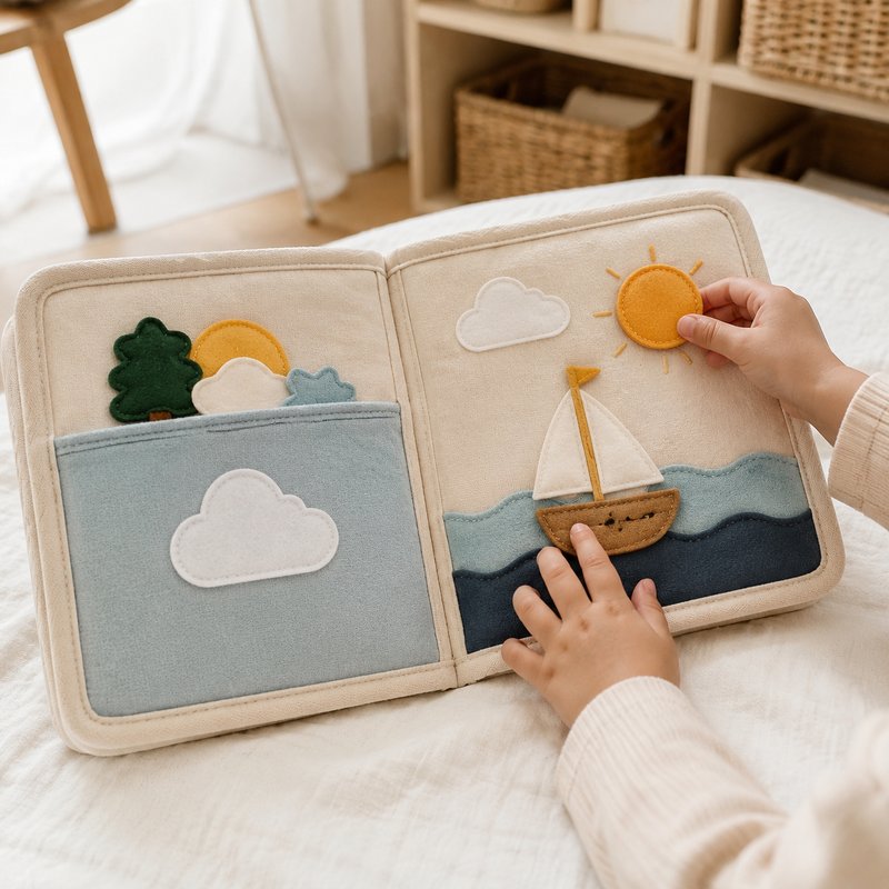 Magnetic Closure Quiet Book for 18-36 Months — SINOMUSE