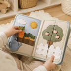 Magnetic Closure Quiet Book interactive play demonstration