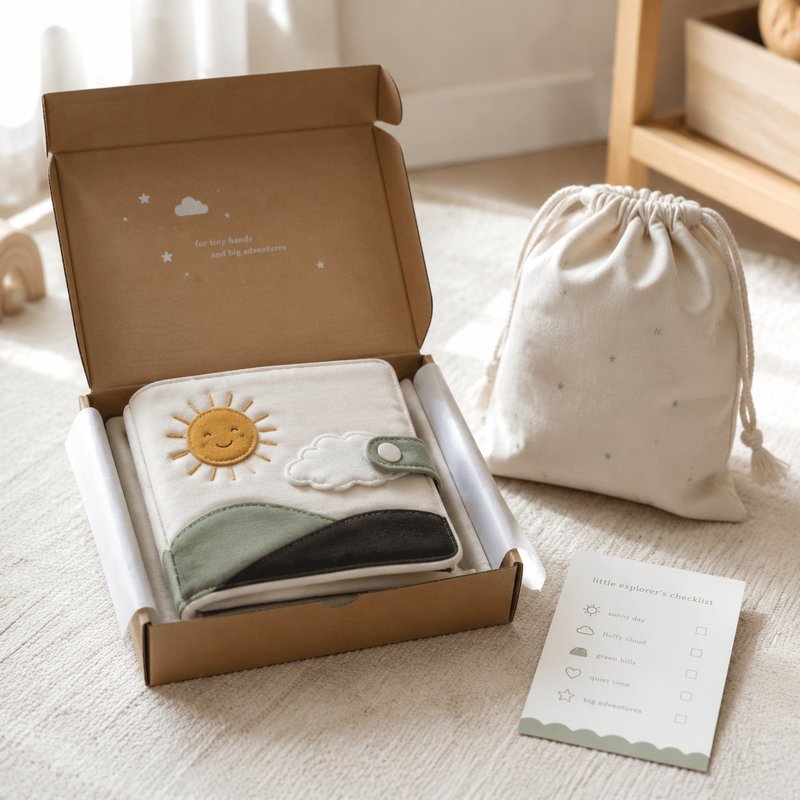 Gift-Grade Quiet Book Set with Packaging for 18-36 Months — SINOMUSE