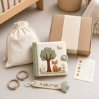 Gift-Grade Quiet Book Set with Packaging unboxing and contents — baby cloth book by SINOMUSE